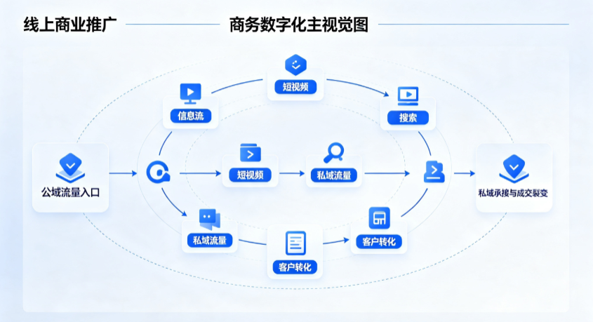 喜德县线上商业推广怎么做？全域流量闭环搭建与低成本转化实战指南